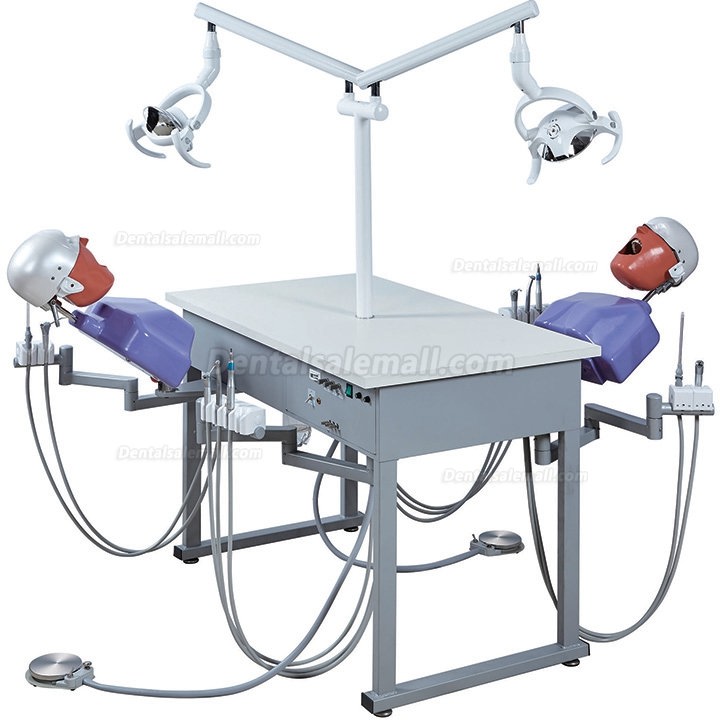 Jingle A4 Dental Double Teaching Manual Control Phantom Dental Simulation Unit